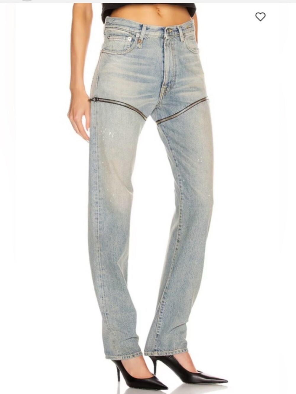 Nwt R13 zipper jeans - Picture 11 of 12